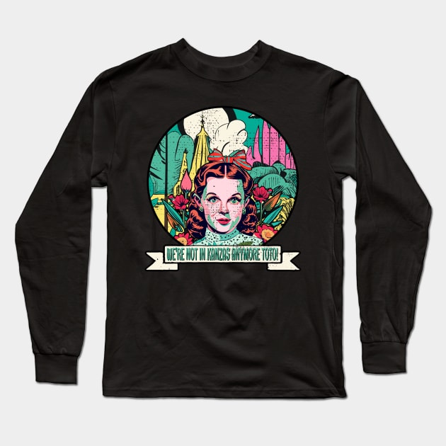 Wizard of Oz Long Sleeve T-Shirt by Tezatoons